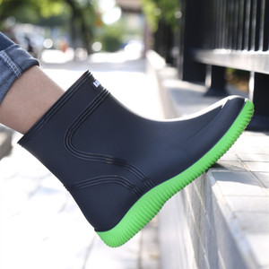Bottes de <span class=keywords><strong>pluie</strong></span> pour hommes de haute qualité et tendance, chaussures de <span class=keywords><strong>pluie</strong></span> pour adultes, bottes imperméables pour l'été et le printemps - Product Image 2