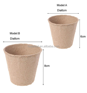 Pots en papier biodégradable écologiques jetables pour semis de graines, plateaux de plantation de graines pour jardin - Product Image 3