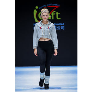 Sudadera con capucha de diseñador de estilo Vintage de primavera para mujer, cuello con capucha y ombligo expuesto corto, patrón de letras impresas, eslogan personalizable - Product Image 1