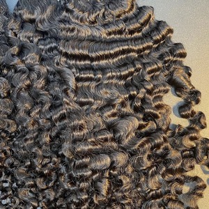 Cambodian Raw Hair Bundles Unprocessed Virgin Human Hair Extensions Wholesale Cuticle Aligned/Raw Indian Hair Bulk Vendor - Product Image 5