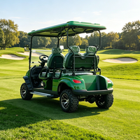 Voiture de golf électrique professionnelle 4 places au lithium 48V Rainbow en promotion – Chariot de golf tout-terrain 30-50 km/h 70-90 km d'autonomie