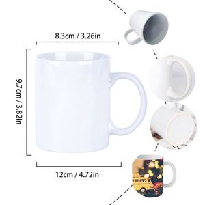 Customized US Hot Sale Stocked 11oz/15oz White Sublimation Coffee Mug Blank Ceramic Cups - Product Image 3