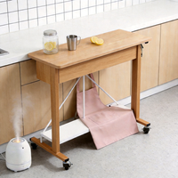 Table élévatrice portable moderne - Support multifonctionnel pliable en alliage d'aluminium pour salle à manger et stand de vente extérieur, support d'ordinateur de bureau durable