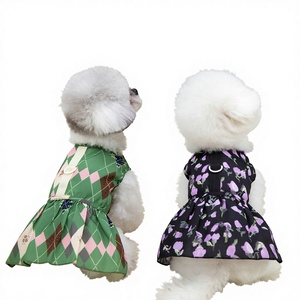 Abbigliamento Moderno in Poliestere per Cani, <span class=keywords><strong>Vestiti</strong></span> Leggeri Primaverili ed Estivi per Cani Piccoli e Grandi, Stile Principessa con Gonna in Seta - Product Image 2