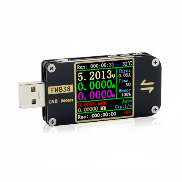 NB38 USB Tester Current Voltage Meter QC4+ PD3.0 PPS Fast Charging Protocol Analyzer 5A 24V Capacity Tester Plug and Play