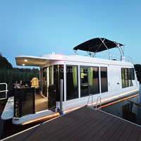 Catamaran de luxe moderne en aluminium soudé, remorquable, avec moteur hors-bord de 90 CV, pour le tourisme nautique