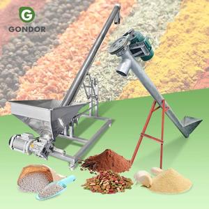 Convoyeur à vis incliné en acier inoxydable 304, élévateur vertical tubulaire, trémie à vis pour sucre, machine d'alimentation en poudre sèche - Product Image 1