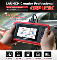 Nueva Herramienta de Diagnóstico para Autos CRP123X V2.0, Escáner OBDII, Herramienta de Escaneo OBD2, Diagnóstico de Cuatro Sistemas, Servicios de Reinicio, X431 PRO