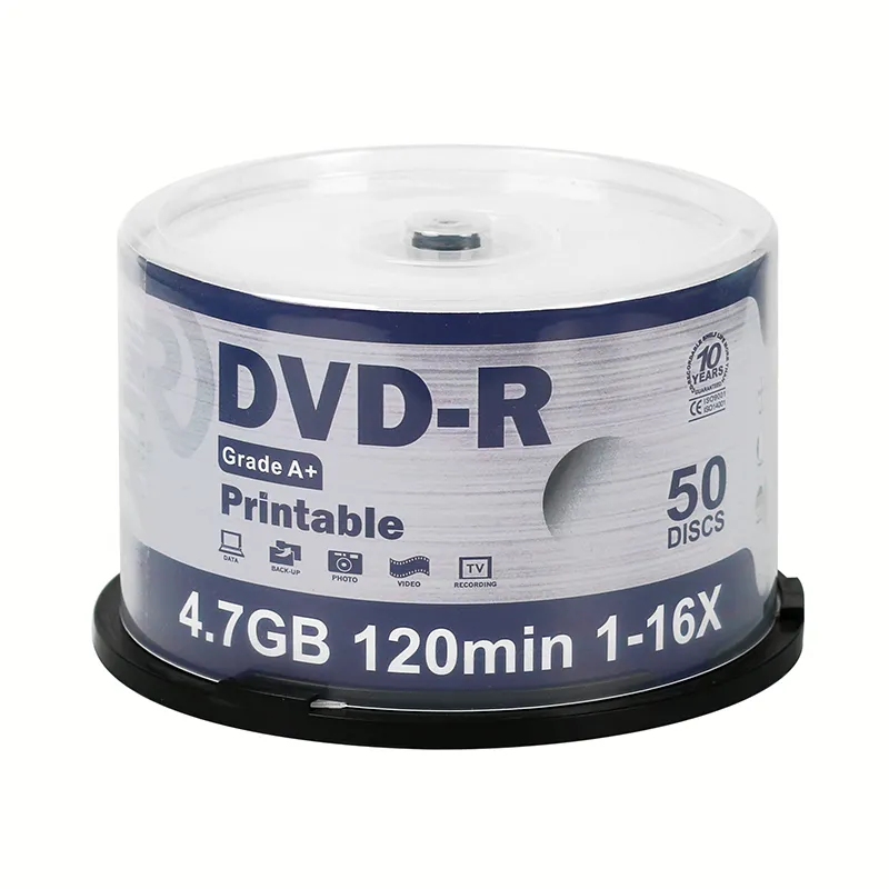 RONC निर्माण डबल परत मुद्रण योग्य 4.7 GB रिक्त डीवीडी-आर डिस्क Capac - 4.7 Gb 120 न्यूनतम डीवीडी + आर 8.5 GB 240 न्यूनतम वीडियो