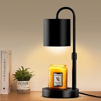 Lampe chauffe-bougie à intensité variable avec minuterie, réglable en hauteur, chauffe-cire électrique, cadeaux de Noël et d'anniversaire pour femmes et mamans