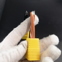 Fraise en carbure HWR OEM HRC55 à 2/4 rainures en carbure de tungstène pour usinage CNC, longue durée de vie 8*20*70 R/L