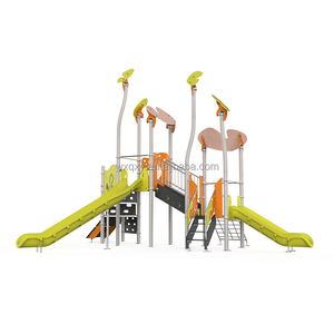 Mới được thiết kế UV tráng nhựa ngoài trời nhiều Slide thương mại tương tác vật lý thiết bị giải trí - Product Image 1