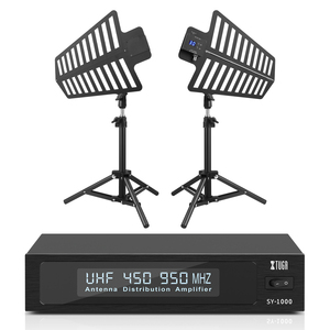 Xtuga Sy1000 10 Kênh Chuyên Nghiệp Phân Phối Tín Hiệu Ăng Ten Khuếch Đại Không Dây Hệ Thống Micro Ăng Ten Khuếch Đại - Product Image 1