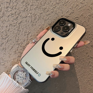 Coque de protection intégrale anti-chute pour <span class=keywords><strong>iPhone</strong></span> 17 Pro Max, motif Smiley, pour hommes et femmes, avec protection renforcée de l'objectif - Product Image 5