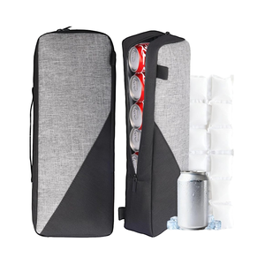 Cadeaux de golf, sacs de golf, capacité discrète pour 2 bouteilles de vin, peut contenir 6 canettes, sac isotherme pour le golf en nylon, garde les boissons au frais - Product Image 1