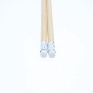 ชุดดินสอไม้บาสวูดรักษ์โลก พร้อมไส้ดินสอสีดำ HB ยางลบ และด้ามจับถนัดมือ - Product Image 4