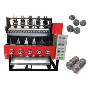 Stainless Steel 6Head Combined Scrubber Making Machine / Scrubber Machine / Scrubber Drawing Machine