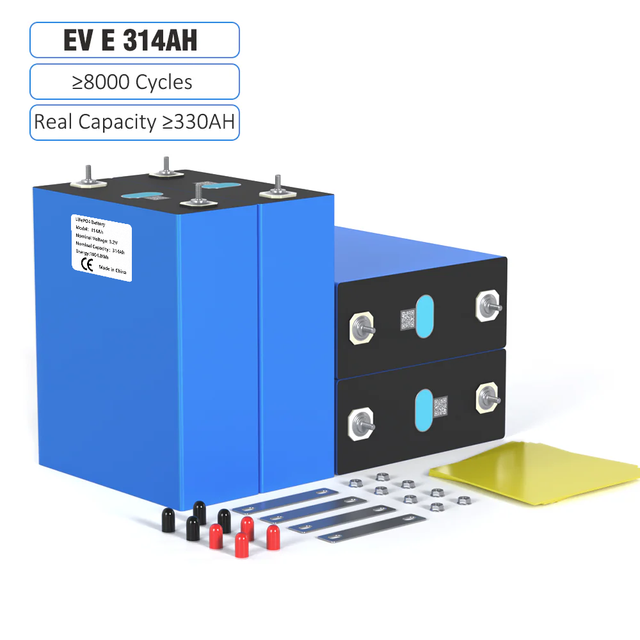 150Ah 200Ah 300Ah 314Ah 320Ah 345Ah 628Ah LiFePO4 Lithium Ion Prismatic Solar EV Battery Cells 8000 Cycles CE Certified
