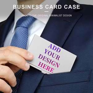 Wholesale Custom Logo Id Name for Law Bank Business Promo Gift Credit Card Holder Case <b>Box</b> - Product Image 4
