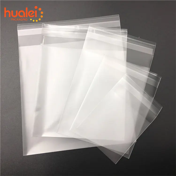 Clear Self Seal Cellophane Plastic Bags Packaging OPP Bag With Custom Printing Logo