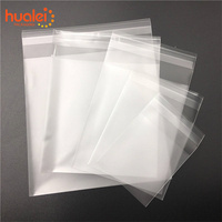 Feuilles de plastique transparentes auto-adhésives en cellophane BOpp, emballage en sac OPP avec logo personnalisé imprimé