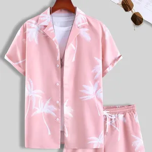 2023 verano Comercio exterior nueva camisa de manga corta informal hawaiana impresa digital de gran tamaño para hombres