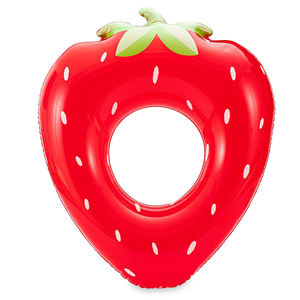 Bouée gonflable en PVC épais et durable en forme de fraise, flotteur de <span class=keywords><strong>piscine</strong></span> en forme de fruit, radeau gonflable pour enfants et adultes - Product Image 1