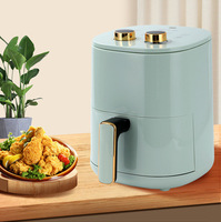 Four intelligent 2-en-1 entièrement automatique Friteuse à air grande capacité Machine à frites électrique en plastique Batterie carrée pour les ménages