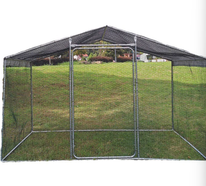 Clôtures métalliques modernes de luxe personnalisables en acier inoxydable Cages d'extérieur résistantes aux intempéries Bouton pour chiens poulets moutons inclus - Product Image 2