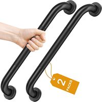 Barre d'appui murale antidérapante en acier inoxydable OEM 300/400/500 mm pour toilettes d'hôpital et rénovation sans obstacle