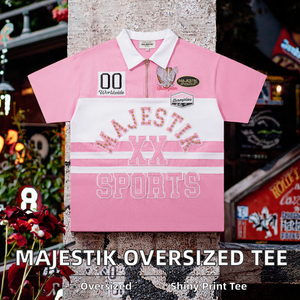 Camisetas Extra Grandes de Algodón para Hombre Majestik, 260g, Estampado Hip Hop, Ropa Urbana, Nueva Camiseta Vintage 2026 - Product Image 2