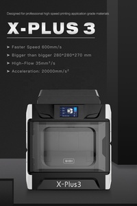 QIDI TECH X-PLUS 3 3D Printer High Speed Printing 600mm/s Large Print Size 280*280*270mm