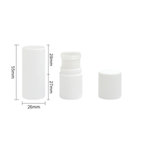 Nouveau Contenant Cosmétique Vide Rond Blanc 5G pour Déodorant Solide, Stick de Protection Solaire, Stick de Blush et Stick Correcteur – Matériel d'Emballage Cosmétique