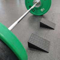 Caoutchouc Fitness Pied Mollet Stretch Réglable Antidérapant Squat Rampe Squat Wedge Block Set Réglable Board Slant Board For Squats