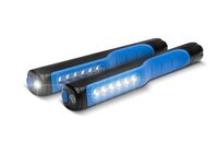 Linli Logo personnalisé alimenté par pile AAA plastique 6 Led stylo de poche torche lumière extérieur lampe d'inspection clip de ceinture lampe de poche