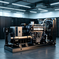 Generator Listrik Diesel Daya Besar 3 Fasa SDEC Tipe Terbuka Rendah Kebisingan Konsumsi Bahan Bakar Rendah 750KVA 900KW 1000KW 1100KW