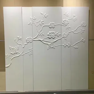 Zhenling Luxe Duurzame 3d Lederen Wandpanelen Voor Wanddecoratie