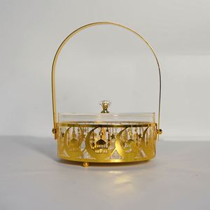 Nueva Bandeja de Hierro para Pastel y Aperitivos Eid Mubarak, Bandeja Decorativa para Mesa, Cesta Decorativa para Ramadán - Product Image 6