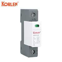 KORLEN Disjoncteur de protection contre les surtensions de réseau haute capacité 275V 320V 385V T2 20-40kA Multiprise SPD