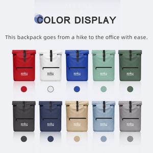 Mochila de Negocios Expandible Impermeable al por Mayor de Fábrica, Mochila para Portátil con Cierre Enrollable de Nailon, Logotipo Personalizado - Product Image 4