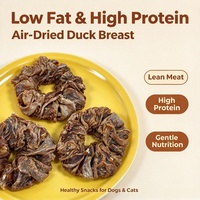 Friandises pour chats à base de poitrines de canard séchées à l'air, à faible teneur en matières grasses, naturelles, sans céréales, riches en protéines, pour la santé des articulations et de la peau, origine Shandong