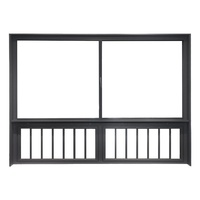 Fenêtre de toit en alliage d'aluminium, coupe-vent, isolante thermiquement, insonorisée, double vitrage, personnalisable