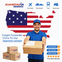 Services logistiques, fret en conteneur complet, expédition par voie aérienne express, États-Unis, conteneurs 20GP/40GP/40HQ, 15-17 jours