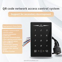Sistema de Control de Acceso con Teclado Táctil, Lector de Códigos QR Dinámicos, Lector de Red TCP/IP HTTP/MQTT/Modbus Gateway, 20000 Usuarios, con Escáner QR