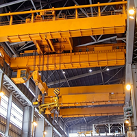 Grue de fonderie métallurgique à double poutre de type YZ 100/20 tonnes pour levage de cuves et de fûts à acier