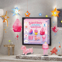 Coffret Cadeau Musical Créatif et Nouveauté Anti-Stress en Caoutchouc à Pression, Jouets pour Enfants à Rebond Lent, Poupées Décompression