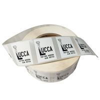 Rouleaux d'étiquettes adhésives personnalisées avec impression de logo pour la marque de produit