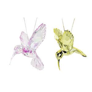 एक्रिलिक पक्षी आकार लटकन सजावट के लिए फांसी इनडोर दीवार के साथ क्रिसमस वृक्ष के गहने - Product Image 3