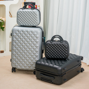 Wholesale 2pcs Custom Handheld Makeup Bag 14-Inch <strong>Suitcase</strong> Set 20/22/26/24/28-Inch Travel Luggage <strong>Light</strong> <strong>Weight</strong> - Product Image 6
