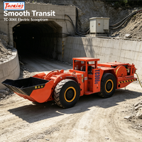Scooptram électrique souterrain 3 m³ pour le transport de minerai de platine, d'émeraude et de lithium dans les mines de roche dure